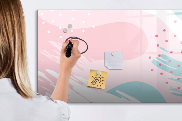 Magnetic dry erase board Creative board for photos and notes