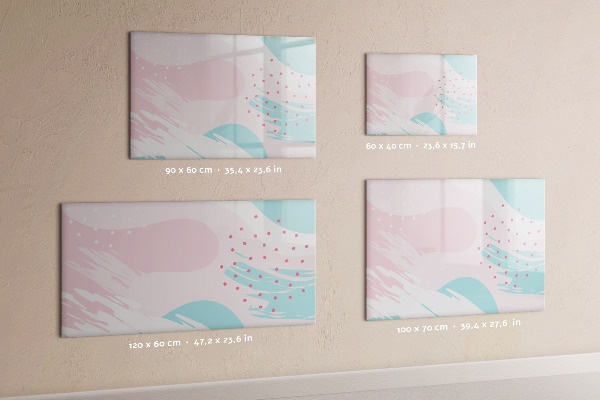 Magnetic dry erase board Creative board for photos and notes