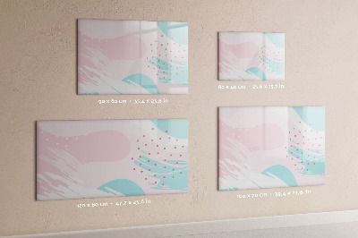 Magnetic dry erase board Creative board for photos and notes