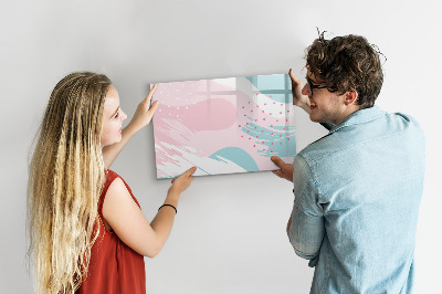 Magnetic dry erase board Creative board for photos and notes