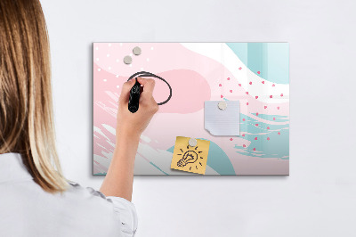 Magnetic dry erase board Creative board for photos and notes