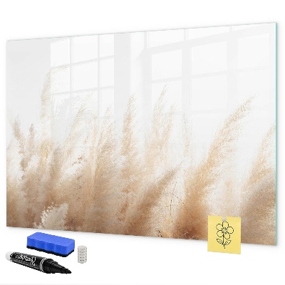 Magnetic dry erase board Modern board for photos and notes