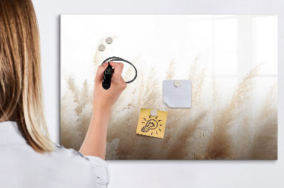 Magnetic dry erase board Modern board for photos and notes