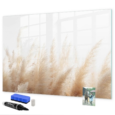 Magnetic dry erase board Modern board for photos and notes