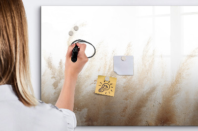 Magnetic dry erase board Modern board for photos and notes