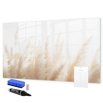 Magnetic dry erase board Modern board for photos and notes
