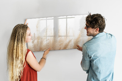 Magnetic dry erase board Modern board for photos and notes