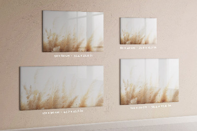 Magnetic dry erase board Modern board for photos and notes