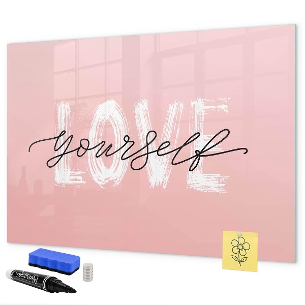 Dry erase board magnetic Love in photos and memories