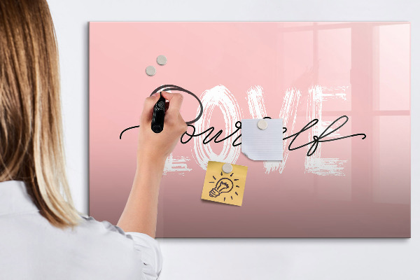 Dry erase board magnetic Love in photos and memories