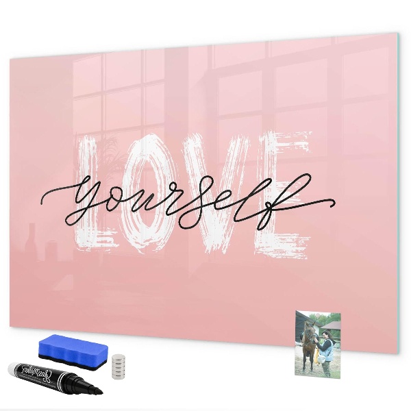 Dry erase board magnetic Love in photos and memories