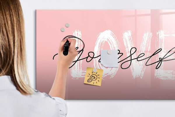 Dry erase board magnetic Love in photos and memories