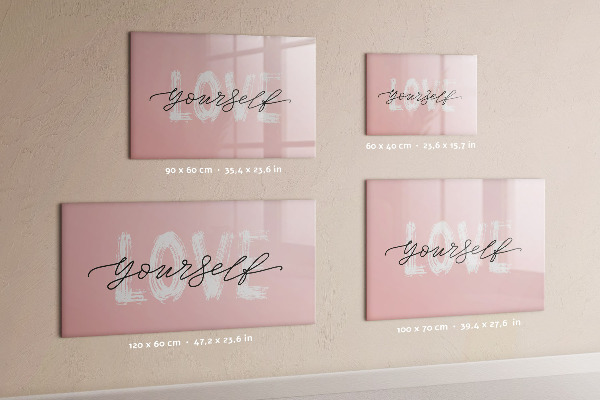 Dry erase board magnetic Love in photos and memories