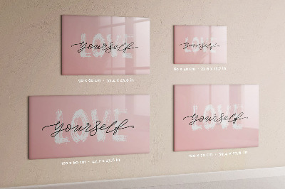 Dry erase board magnetic Love in photos and memories