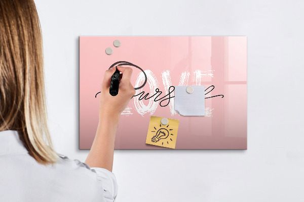 Dry erase board magnetic Love in photos and memories