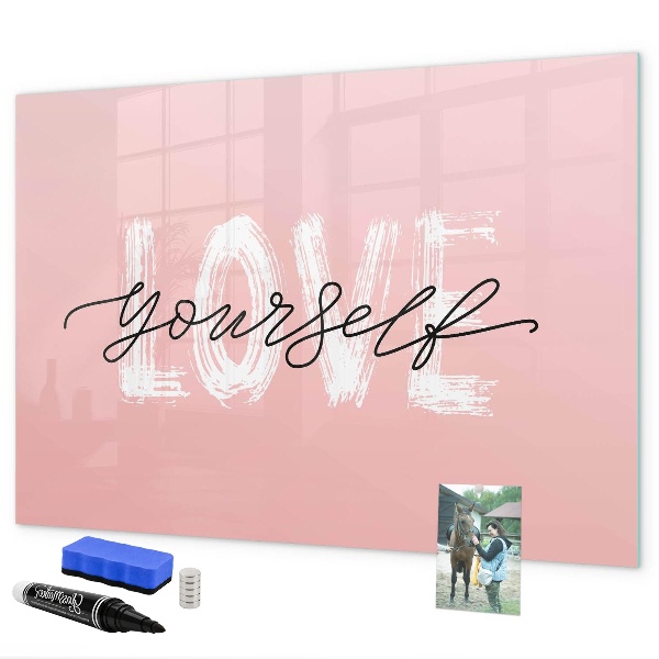 Dry erase board magnetic Love in photos and memories
