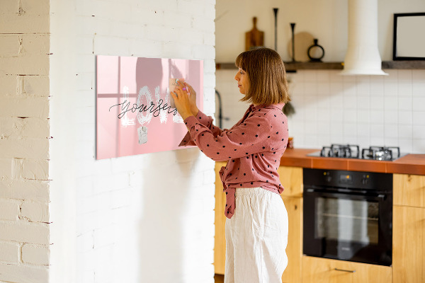 Dry erase board magnetic Love in photos and memories