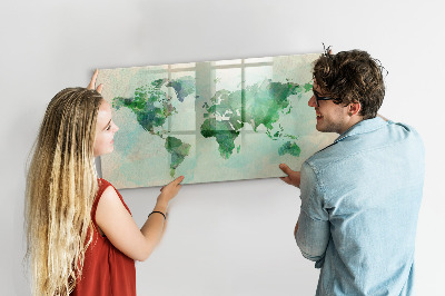Dry erase board magnetic Mapping the world's memories