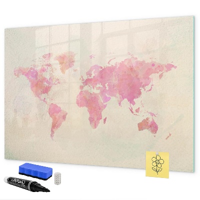 Magnetic dry erase board A map of memories with loved ones and your pet