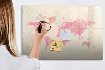 Magnetic dry erase board A map of memories with loved ones and your pet