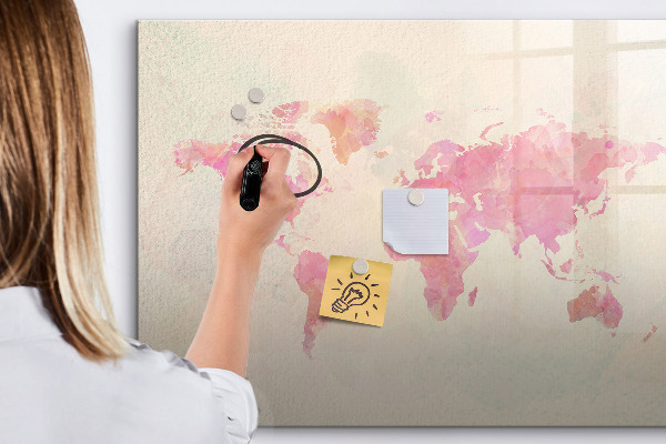 Magnetic dry erase board A map of memories with loved ones and your pet
