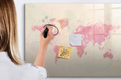 Magnetic dry erase board A map of memories with loved ones and your pet