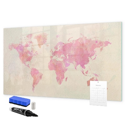 Magnetic dry erase board A map of memories with loved ones and your pet