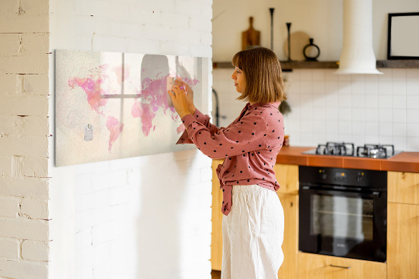 Magnetic dry erase board A map of memories with loved ones and your pet