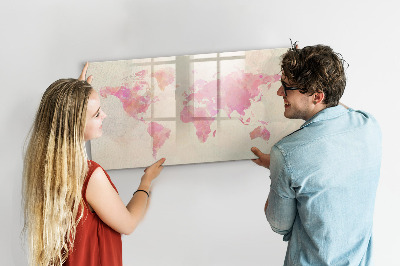 Magnetic dry erase board A map of memories with loved ones and your pet