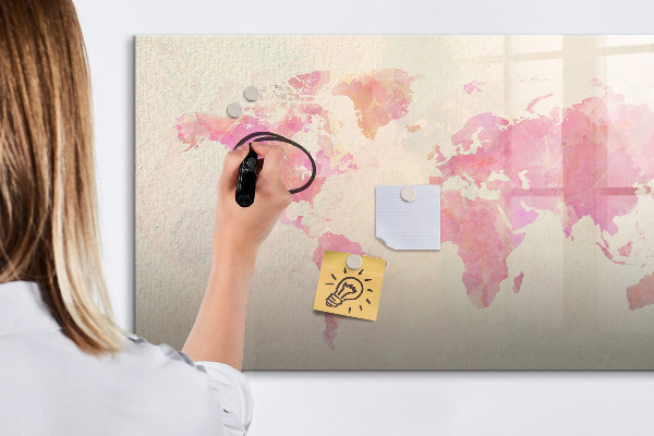 Magnetic dry erase board A map of memories with loved ones and your pet