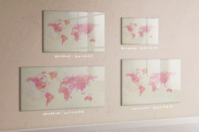 Magnetic dry erase board A map of memories with loved ones and your pet