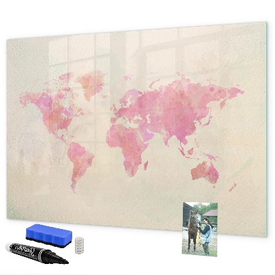 Magnetic dry erase board A map of memories with loved ones and your pet