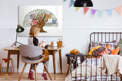 Dry erase board magnetic Tree of Memories with Magnets and Marker