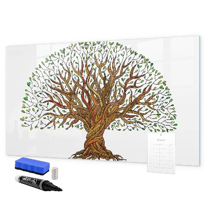 Dry erase board magnetic Tree of Memories with Magnets and Marker