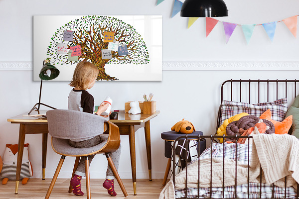 Dry erase board magnetic Tree of Memories with Magnets and Marker