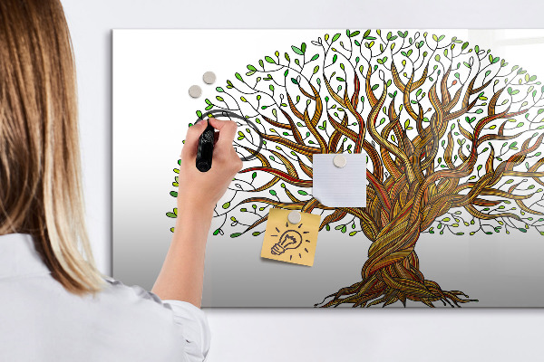 Dry erase board magnetic Tree of Memories with Magnets and Marker