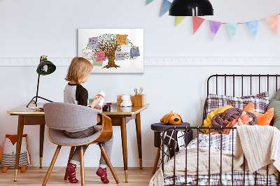 Dry erase board magnetic Tree of Memories with Magnets and Marker