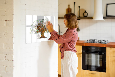 Dry erase board magnetic Tree of Memories with Magnets and Marker