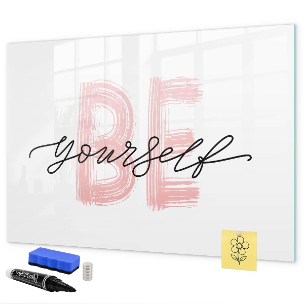 Magnetic dry erase board An inspiring place for memories and photos