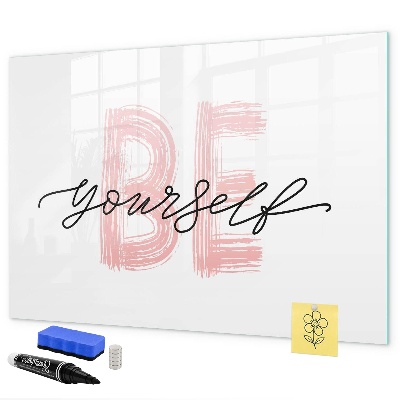 Magnetic dry erase board An inspiring place for memories and photos