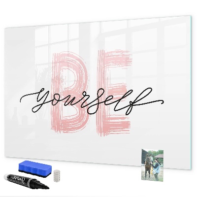 Magnetic dry erase board An inspiring place for memories and photos