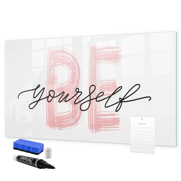 Magnetic dry erase board An inspiring place for memories and photos