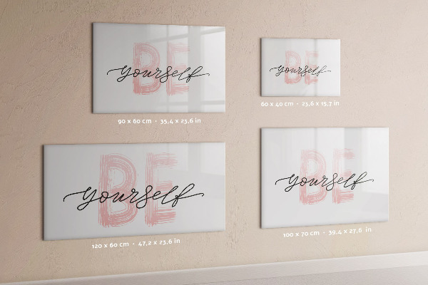Magnetic dry erase board An inspiring place for memories and photos