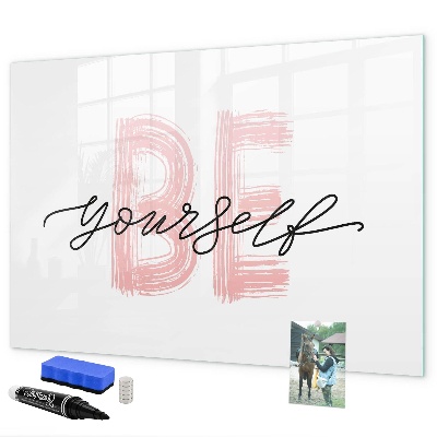 Magnetic dry erase board An inspiring place for memories and photos