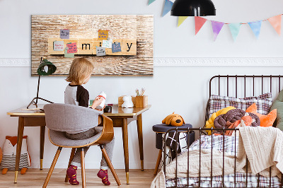 Dry erase board magnetic A set for presenting photos on the wall