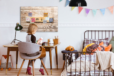 Dry erase board magnetic A set for presenting photos on the wall