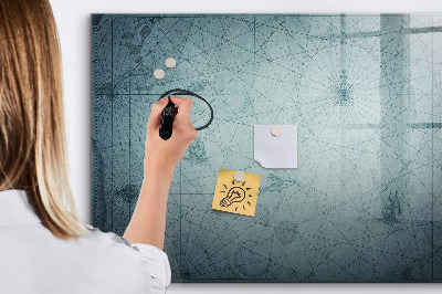 Dry erase board magnetic A stylish board for notes and photos