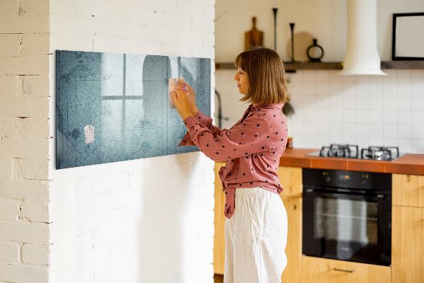 Dry erase board magnetic A stylish board for notes and photos