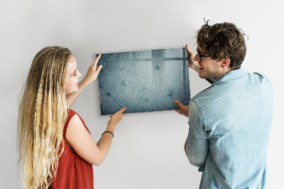 Dry erase board magnetic A stylish board for notes and photos