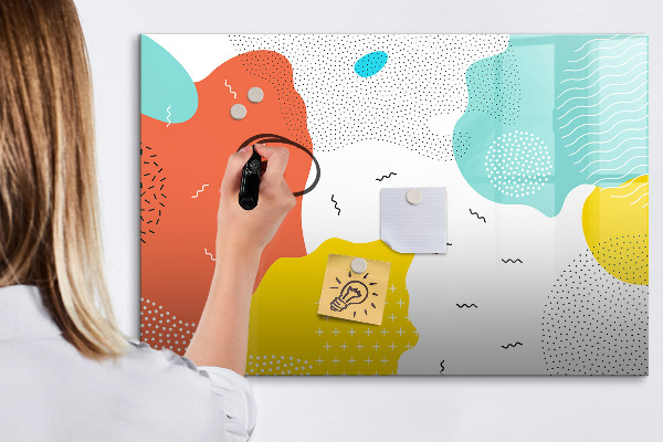 Magnetic dry erase board Creative board for photos and notes